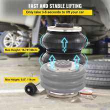 Triple Bag Quick Lift Pneumatic Jack