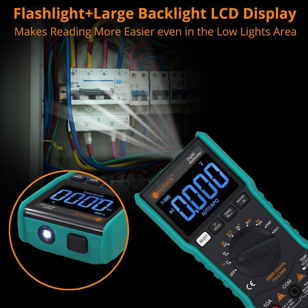 Commercial And Home LCD Digital Multimeter Tester Meter