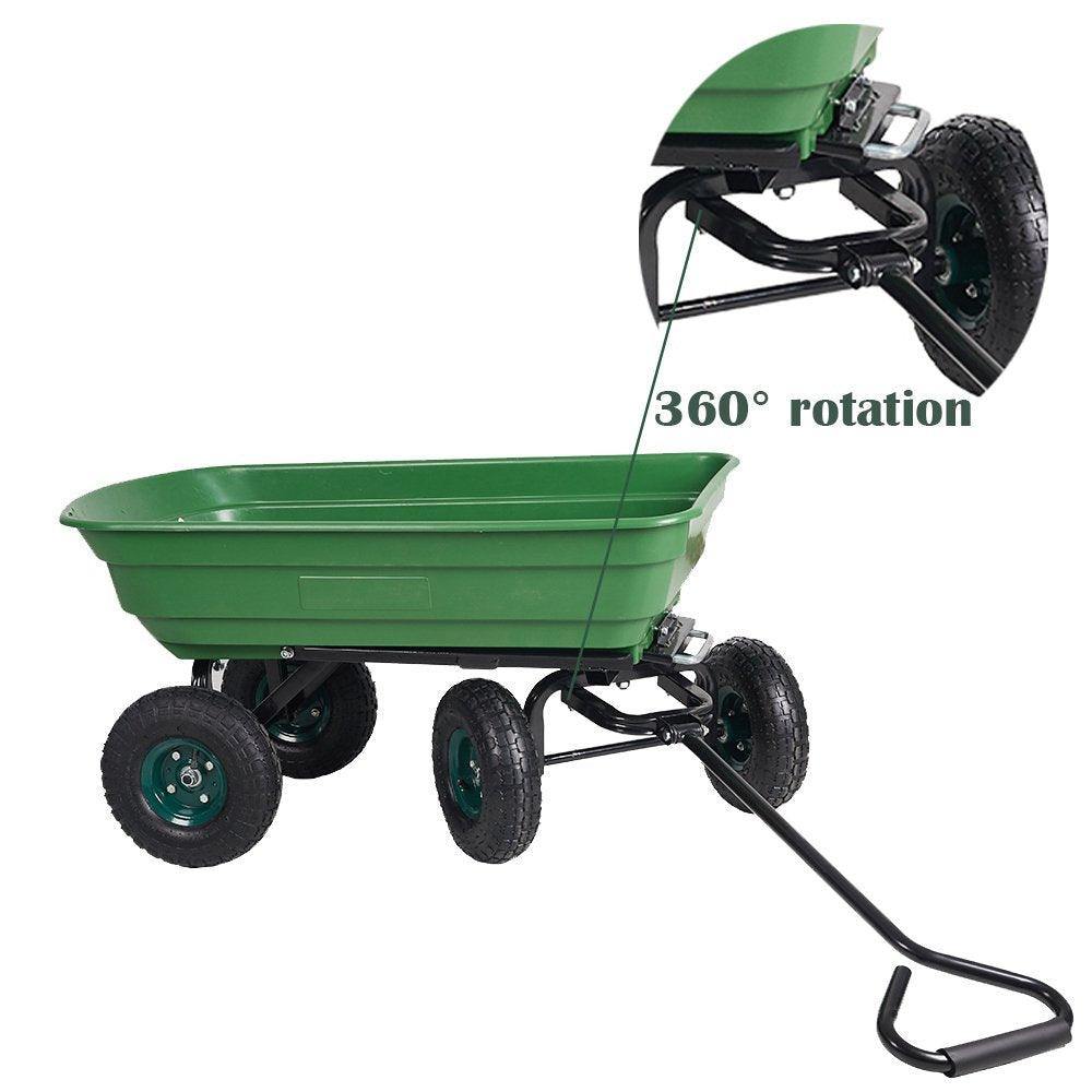 Garden Dump Utility Wagon Cart