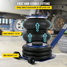 Triple Bag Quick Lift Pneumatic Jack