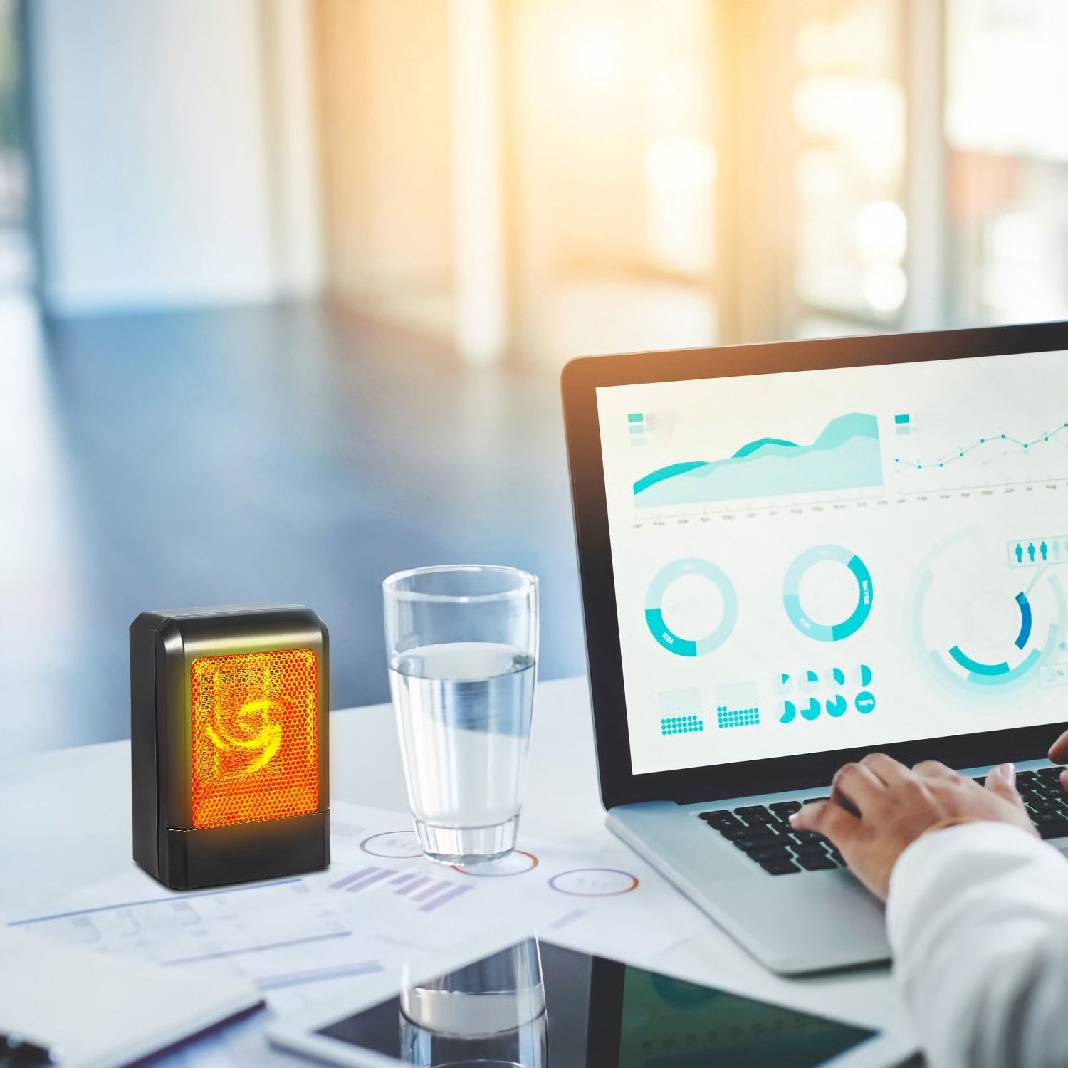 500W Portable Ceramic Electric Heater