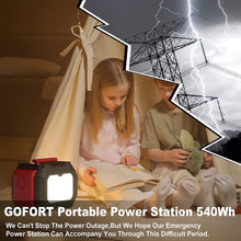 540Wh/500W Portable Power Station