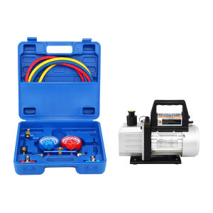 Vacuum Pump Refrigeration AC Manifold Gauge