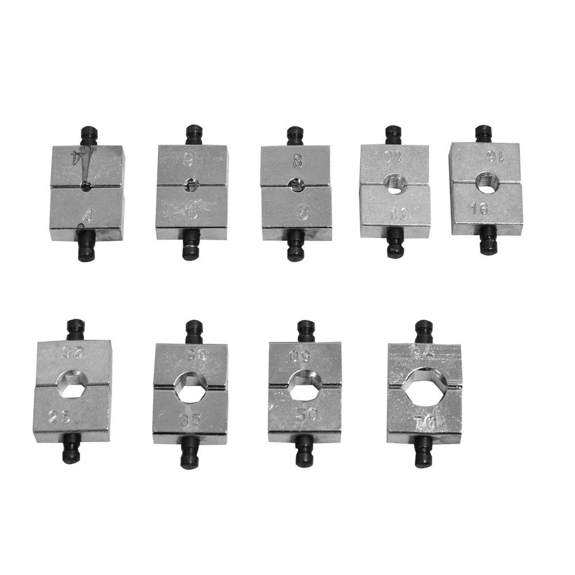 10 Ton Hydraulic Wire Crimper with 9 Dies