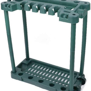 Portable Rolling Utility Storage Rack with Wheels for Garden Tools