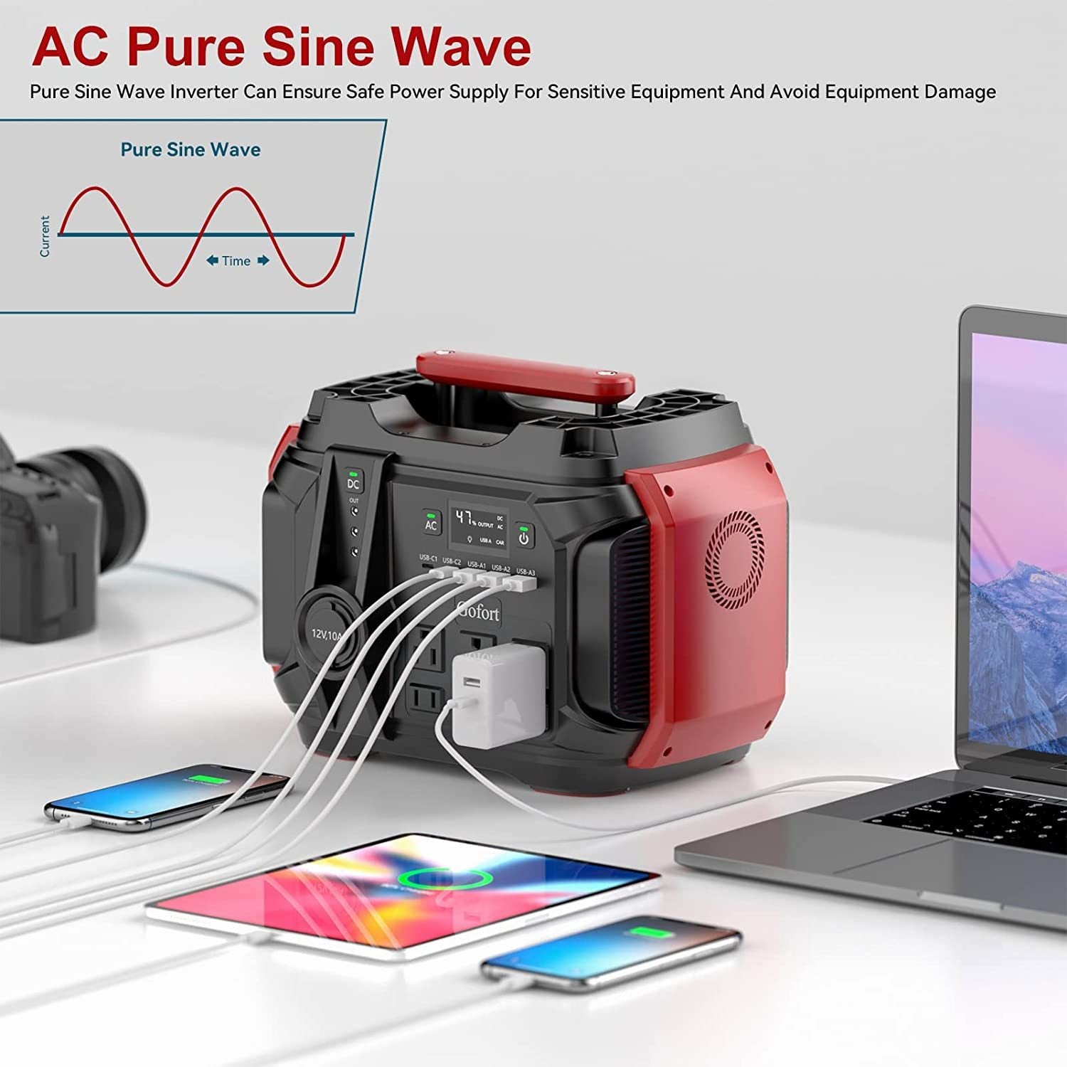 540Wh/500W Portable Power Station