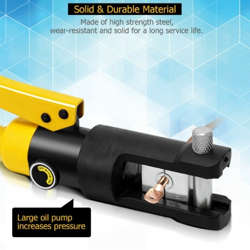 16 Ton Cable Lug Hydraulic Wire Terminal Crimper