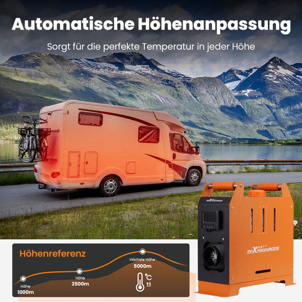 5KW 12V LCD Display Diesel Air Heater