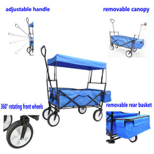 Garden Shopping Beach Cart Folding Wagon