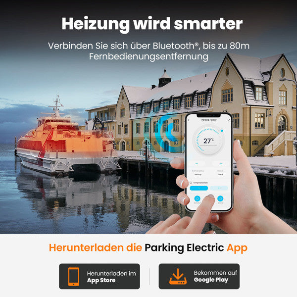 5KW 12V LCD Display Diesel Air Heater