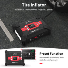 1800A Car Battery Starter with 120PSI Digital Tire Inflator