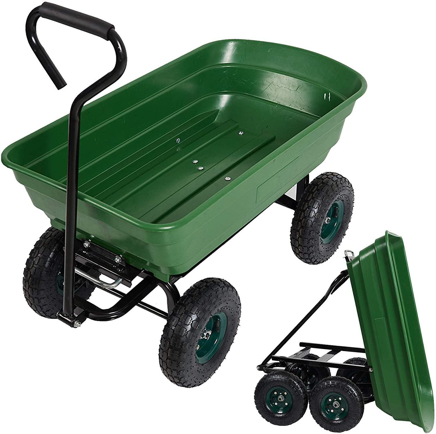 Garden Dump Utility Wagon Cart
