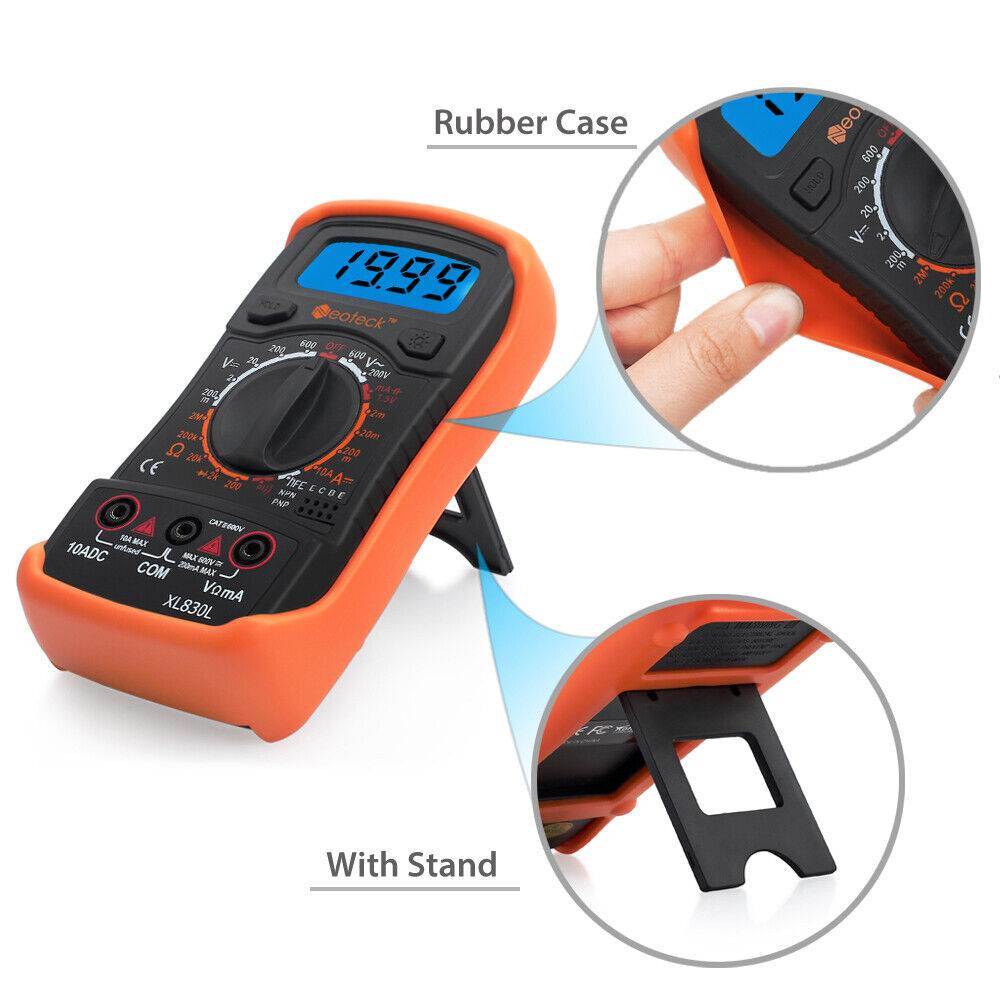 Commercial And Home LCD Digital Multimeter Tester Meter