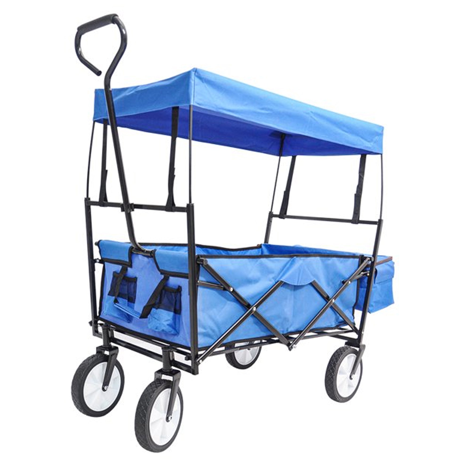 Collapsible Wagon Folding Cart with Canopy