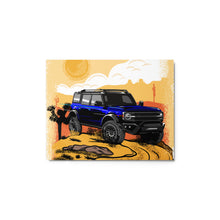 BRONCO SUNNY DESERT METAL PRINT