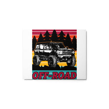 BRONCO OFF ROAD TREES METAL PRINT