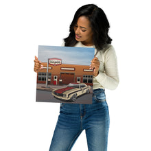 TEXACO CAMARO GAS STATION METAL PRINTS