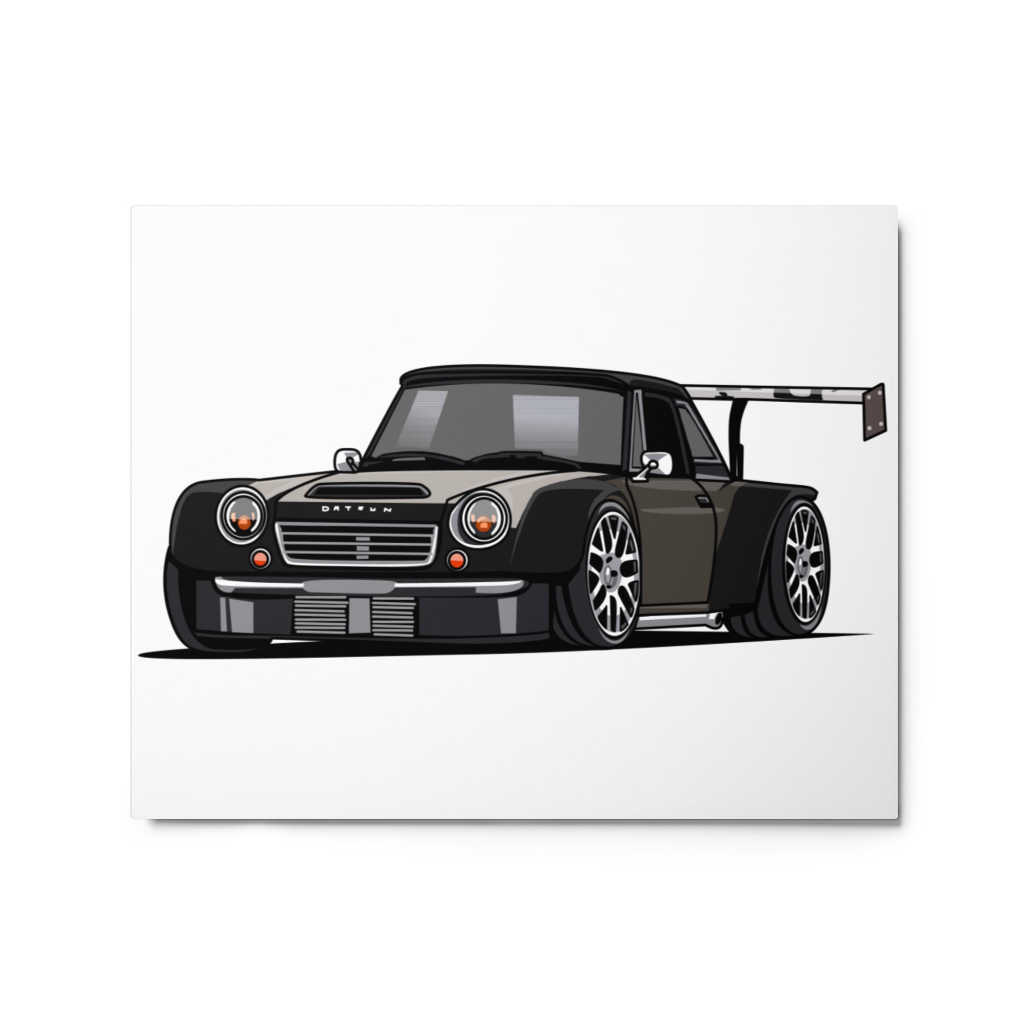 DIRTY DATSUN CAR SIDE METAL PRINTS