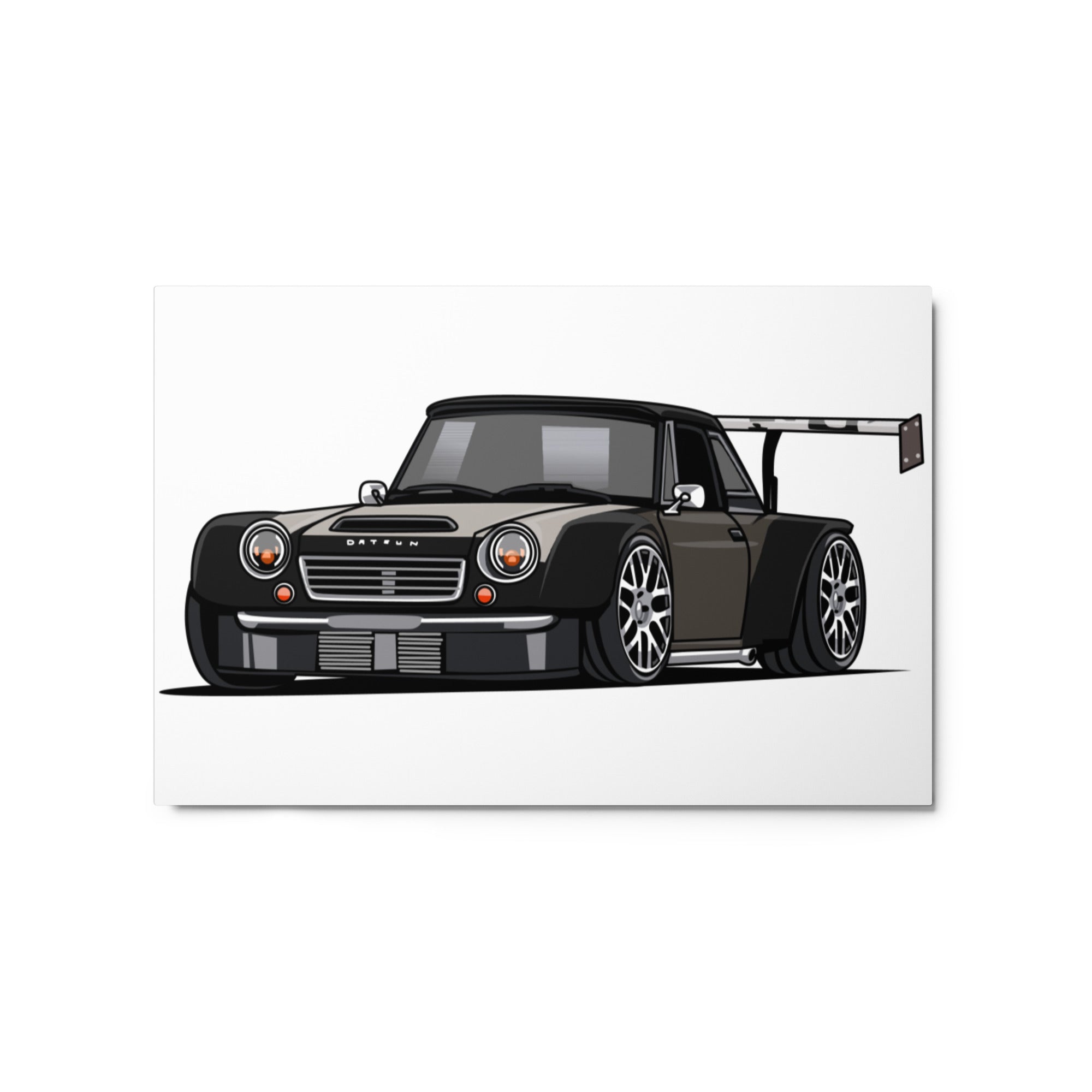 DIRTY DATSUN CAR SIDE METAL PRINTS