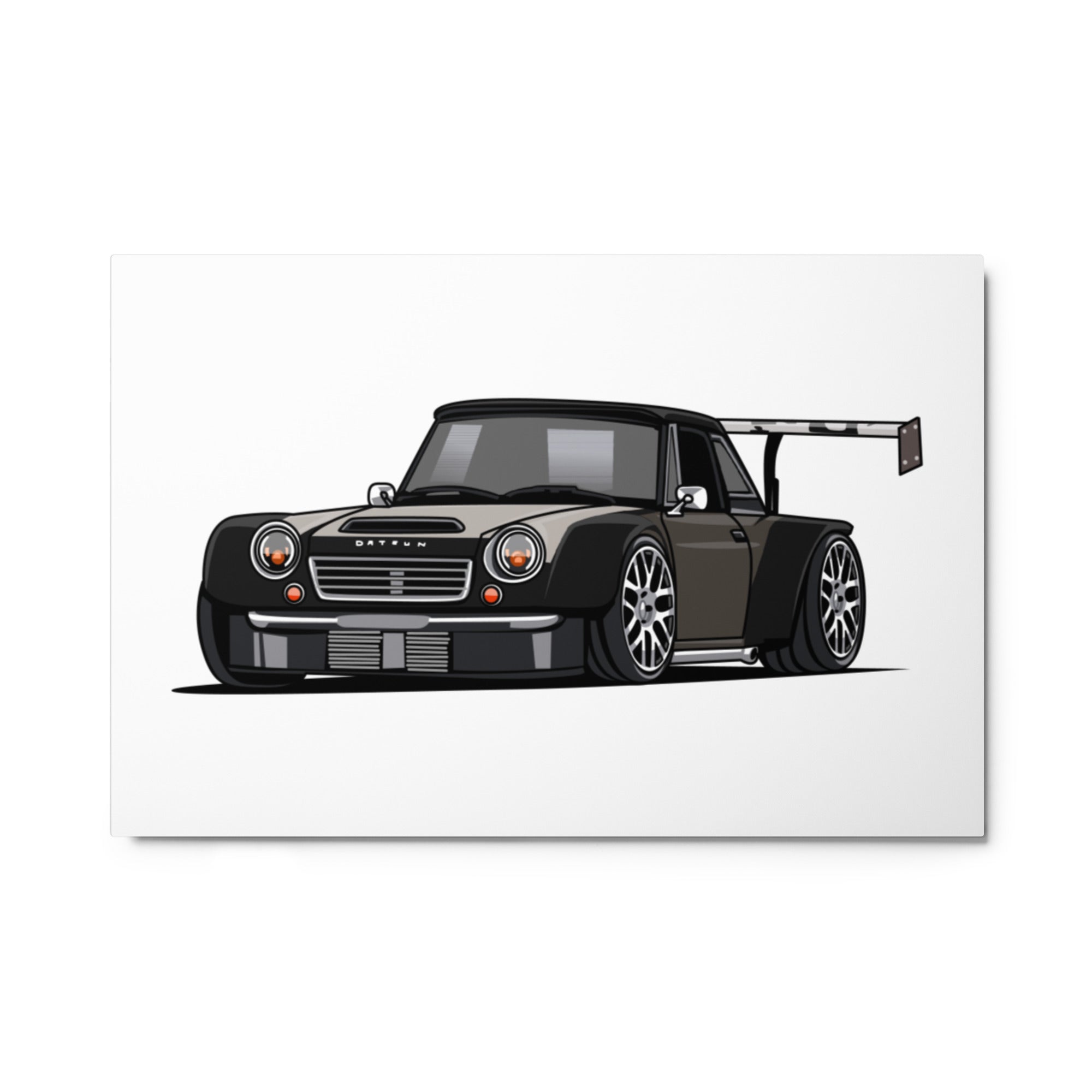 DIRTY DATSUN CAR SIDE METAL PRINTS