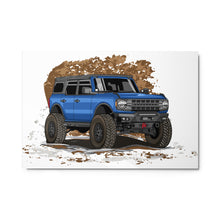 BLUE BRONCO SOLO METAL PRINT