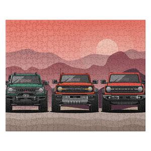 BRONCO SUNSET AMIGOS PUZZLE