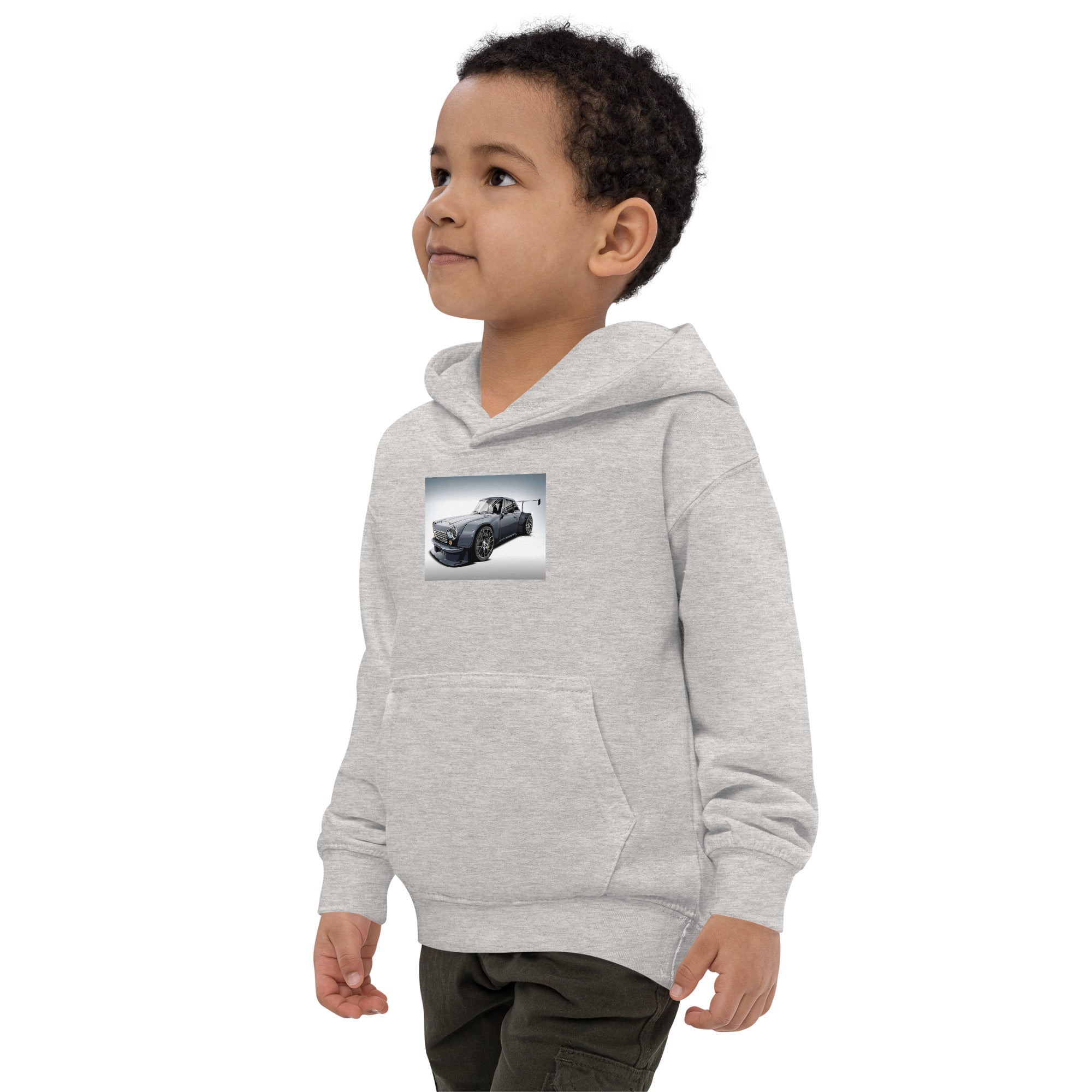 DIRTY DATSUN CAR FRONT KIDS HOODIE