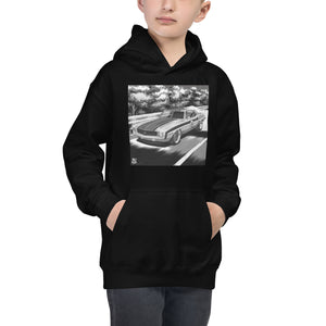 TEXACO CAMARO B&W KIDS HOODIE