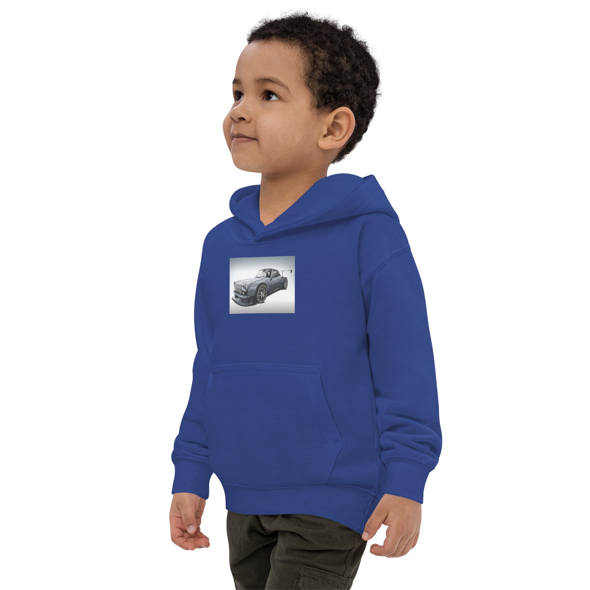 DIRTY DATSUN CAR FRONT KIDS HOODIE