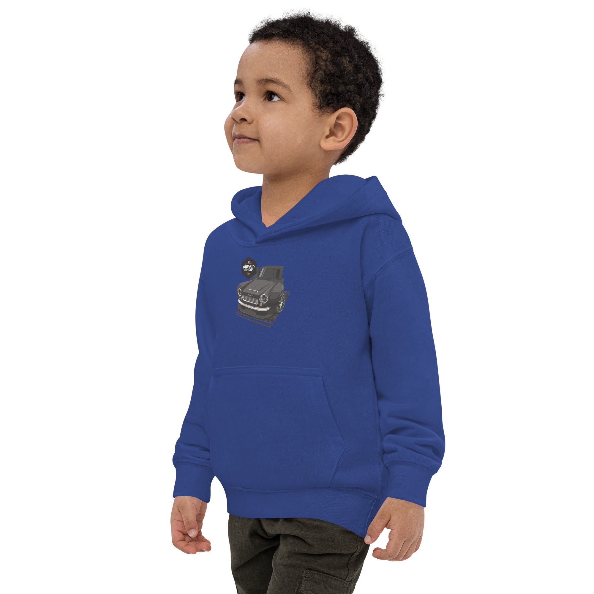 DIRTY DATSUN REPAIR SHOP KIDS HOODIE