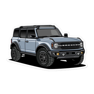 BRONCO SUV CAR  SOLO STICKER