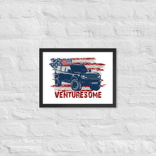 BRONCO AMERICA USA VENTURESOME FRAMED PAPER POSTER