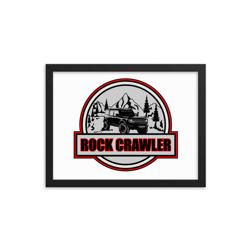 BRONCO ROCK CRAWLER FRAMED PAPER POSTER