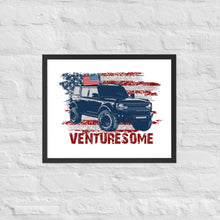 BRONCO AMERICA USA VENTURESOME FRAMED PAPER POSTER
