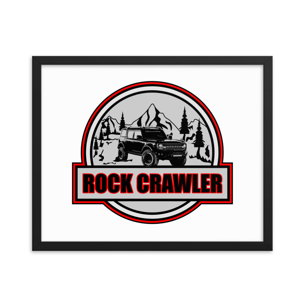 BRONCO ROCK CRAWLER FRAMED PAPER POSTER