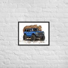 BLUE BRONCO SOLO FRAMED PAPER POSTER