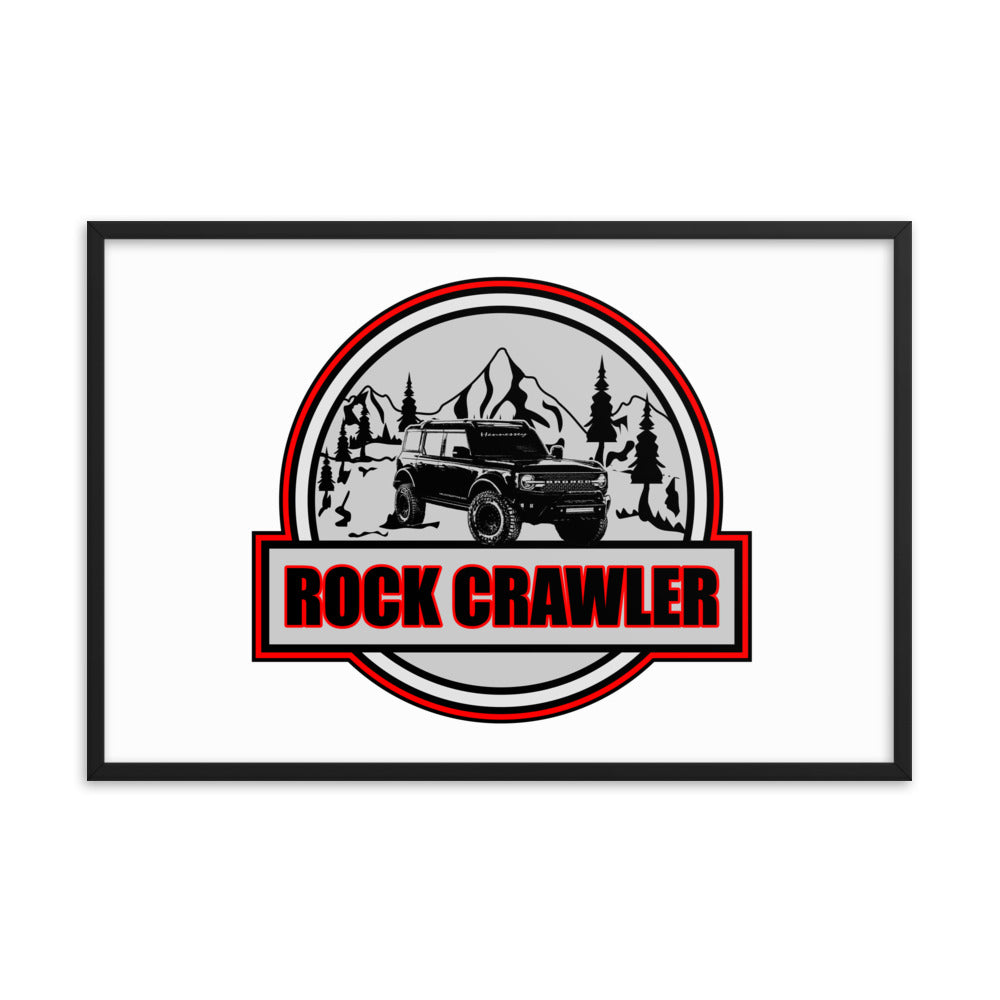 BRONCO ROCK CRAWLER FRAMED PAPER POSTER