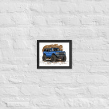 BLUE BRONCO SOLO FRAMED PAPER POSTER