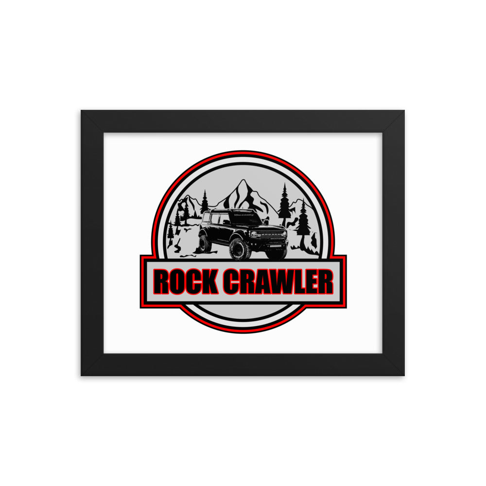BRONCO ROCK CRAWLER FRAMED PAPER POSTER