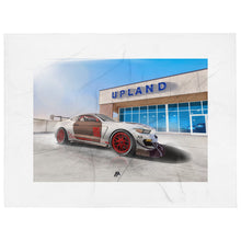 UPLAND RACING SHOWROOM THROW BLANKET