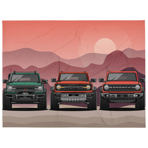 BRONCO SUNSET AMIGOS BLANKET