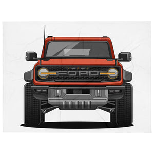 BRONCO RED FRONT END BLANKET