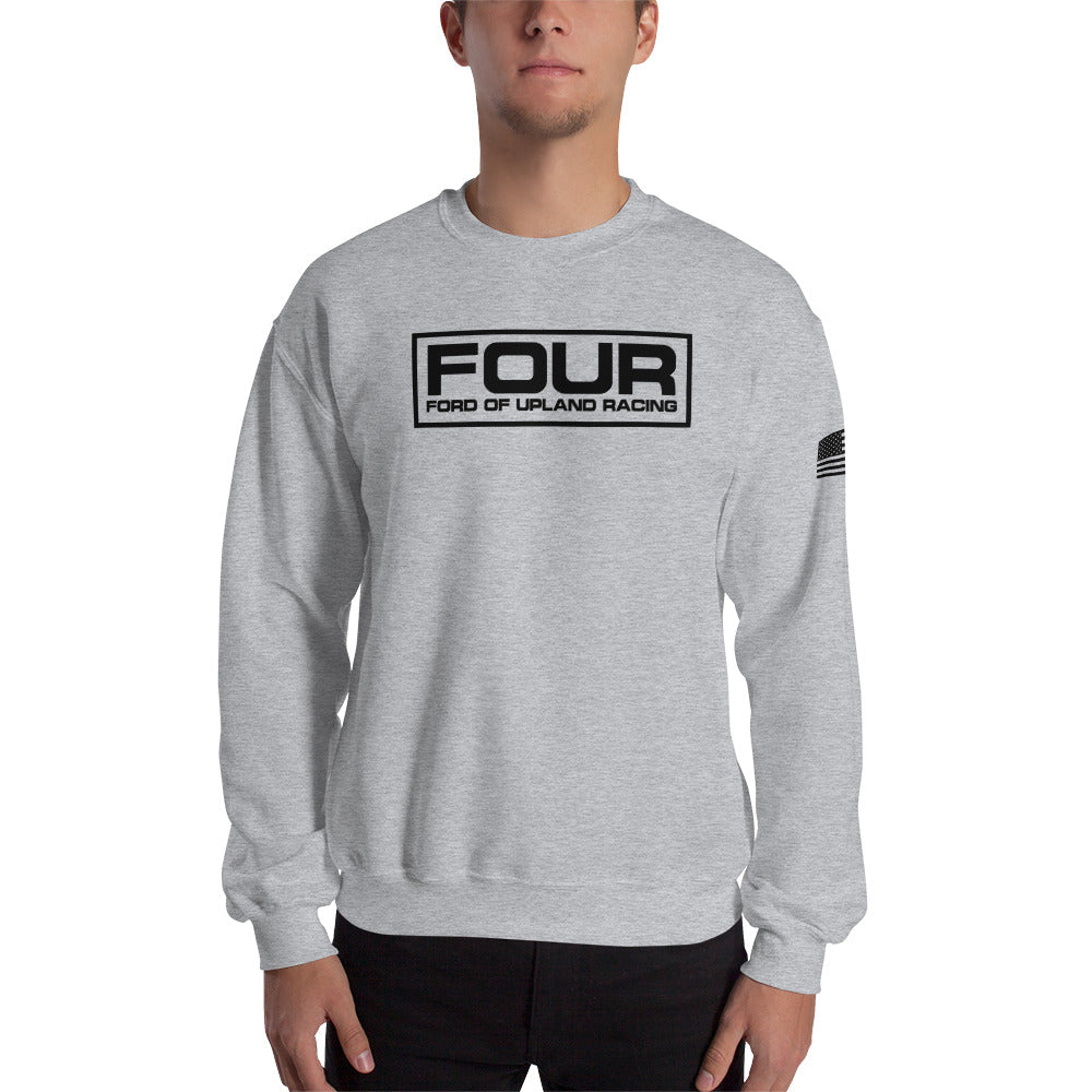 FOUR FORD OF UPLAND RACING WITH FLAG SWEATSHIRT