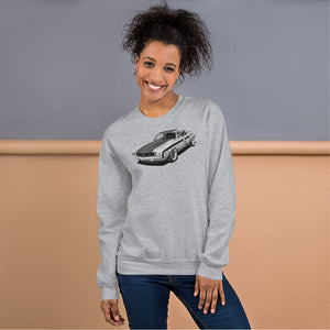 TEXACO CAMARO FRONT B&W SWEATSHIRT