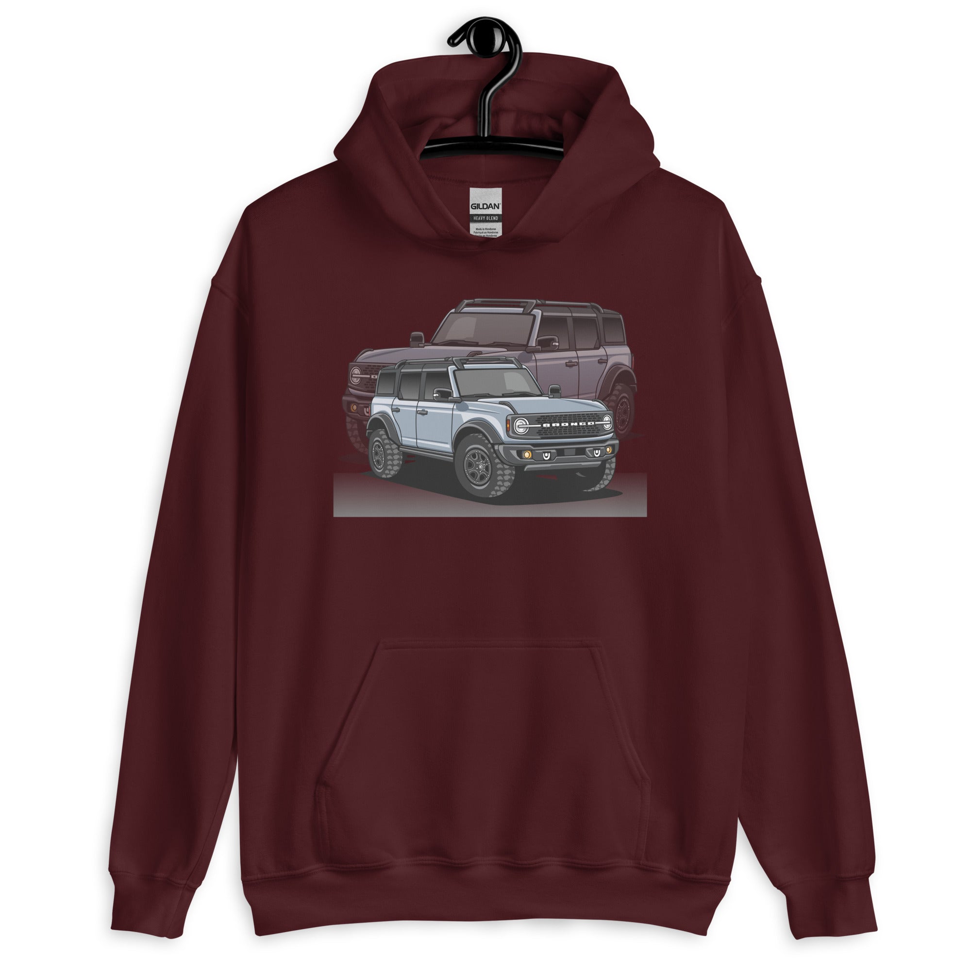 BRONCO SUV CAR REFLECTION HOODIE