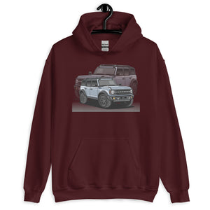 BRONCO SUV CAR REFLECTION HOODIE