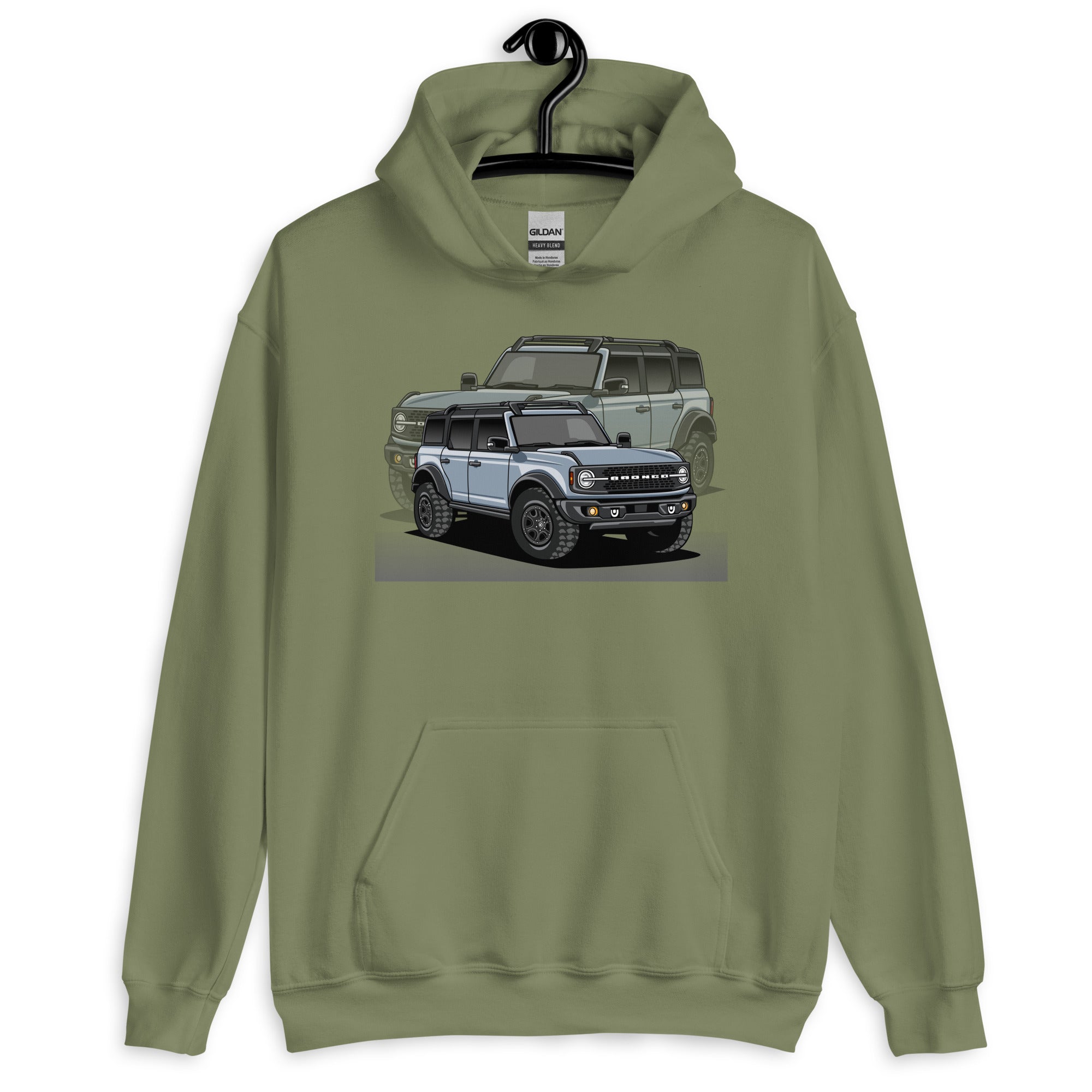 BRONCO SUV CAR REFLECTION HOODIE