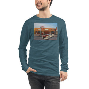 TEXACO CAMARO GAS STATION LONG SLEEVES T-SHIRT