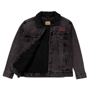 TRUCK REPAIR DENIM SHERPA JACKET