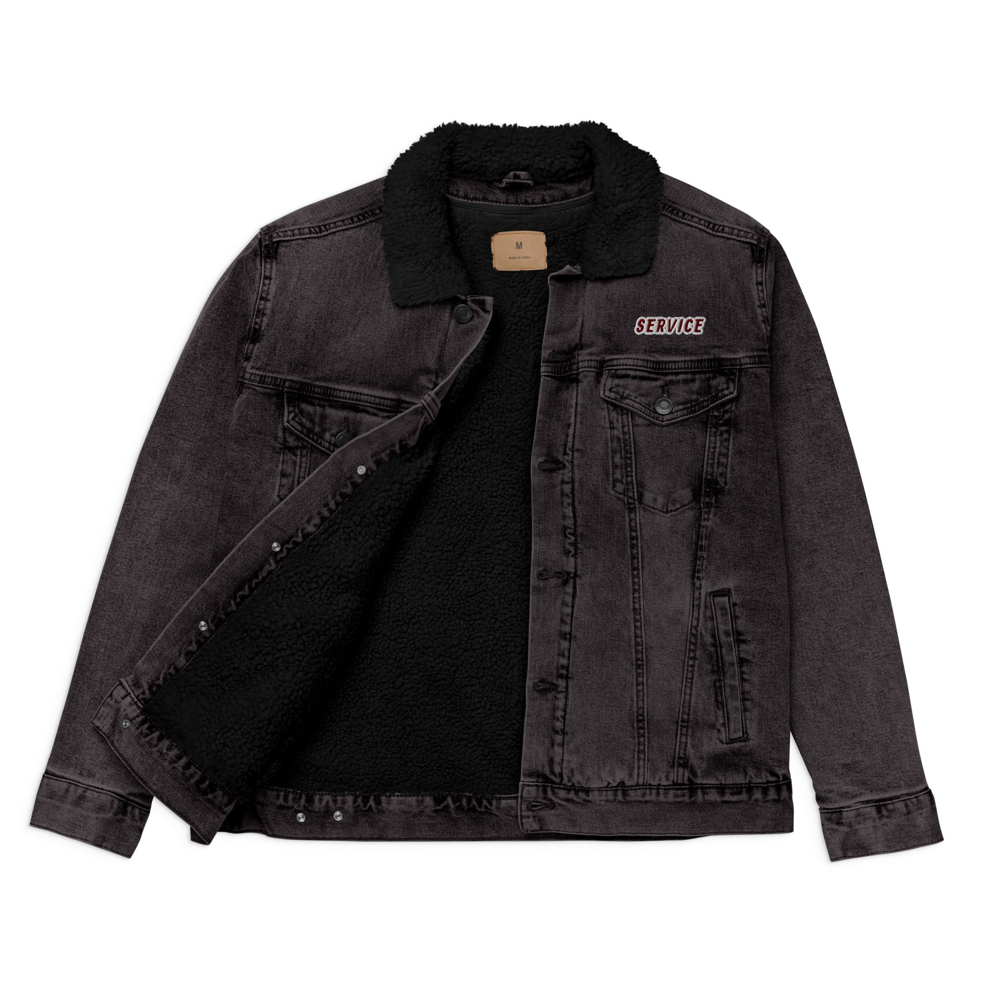 SERVICE DENIM SHERPA JACKET